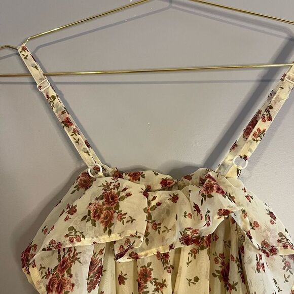 Chesley Cottagecore Floral Mini Dress | SZ M - Picture 11 of 13